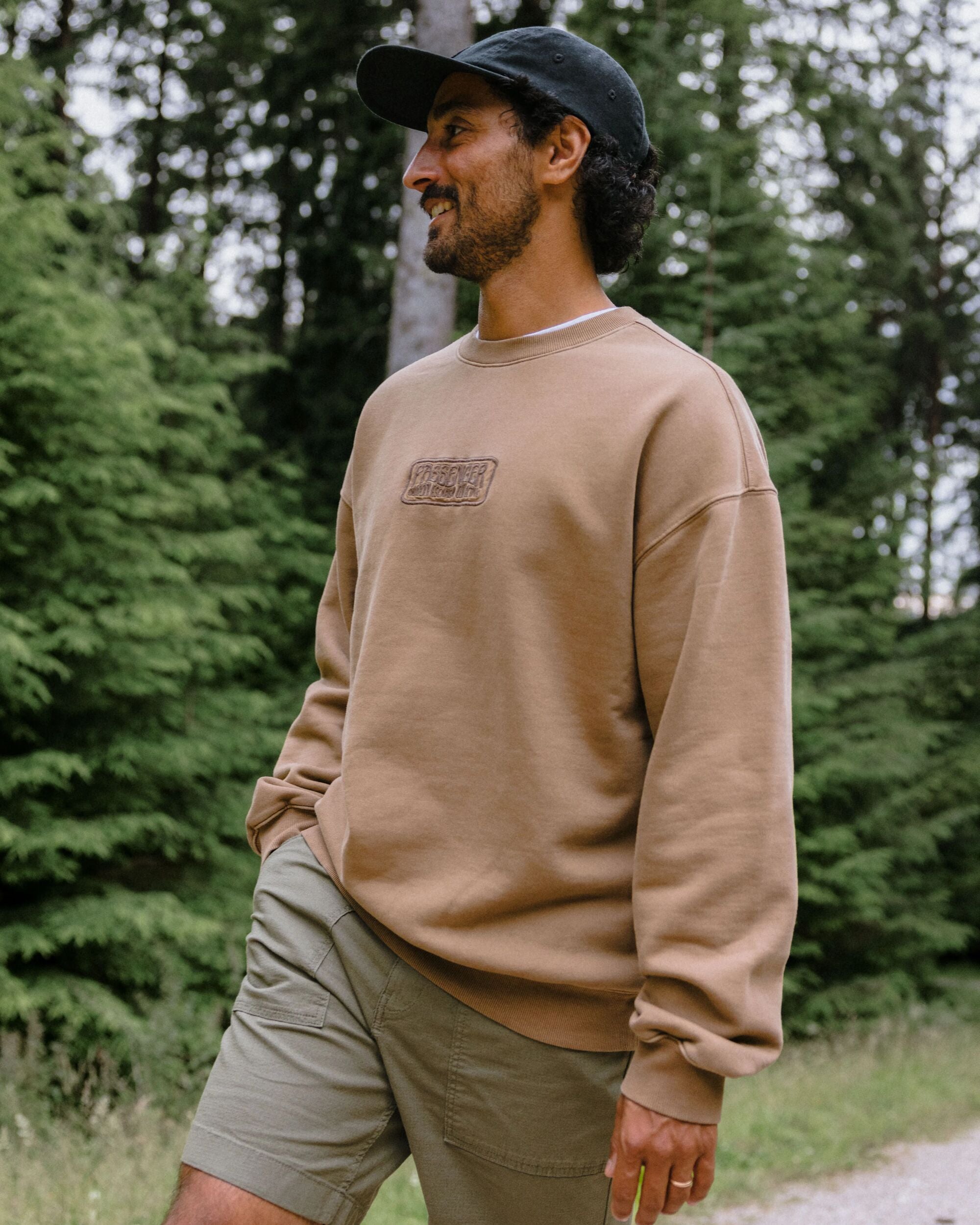 Boundless Relaxed Fit Sweatshirt - Caramel Brown - Lifestyle