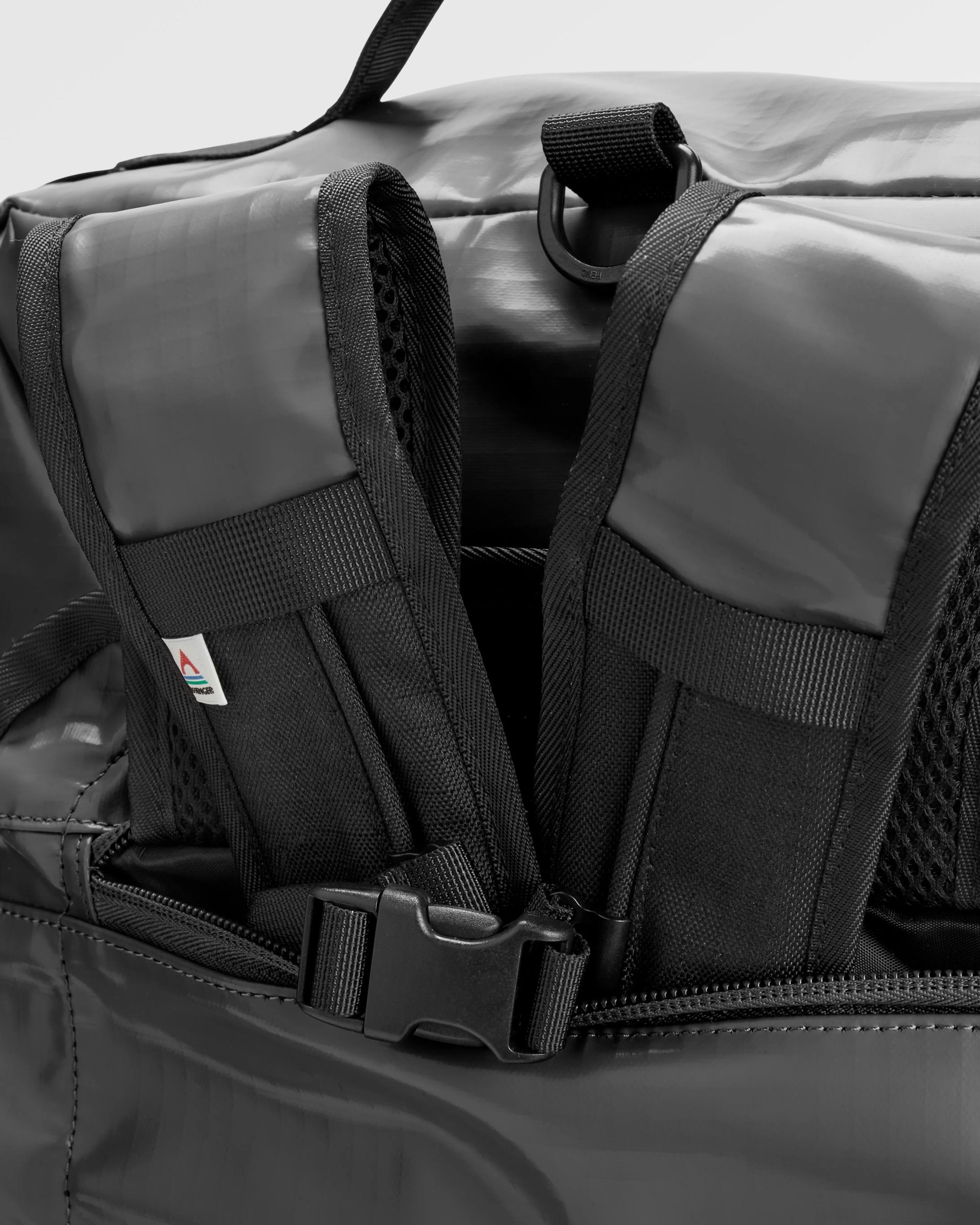 Roamer Recycled 60L Duffel Bag - Phantom Black - Flatlay