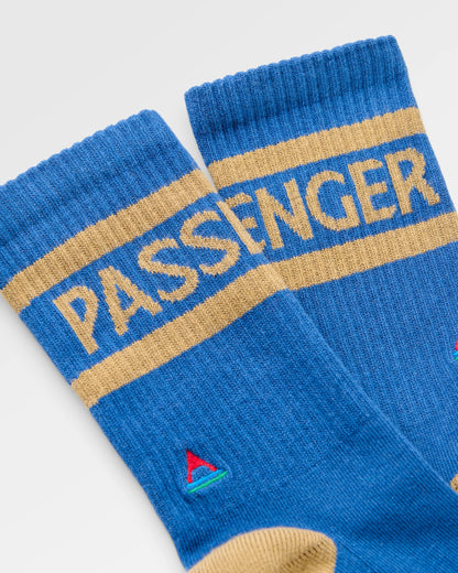 Classic Passenger Crew Socks - Blue Navy - Flatlay