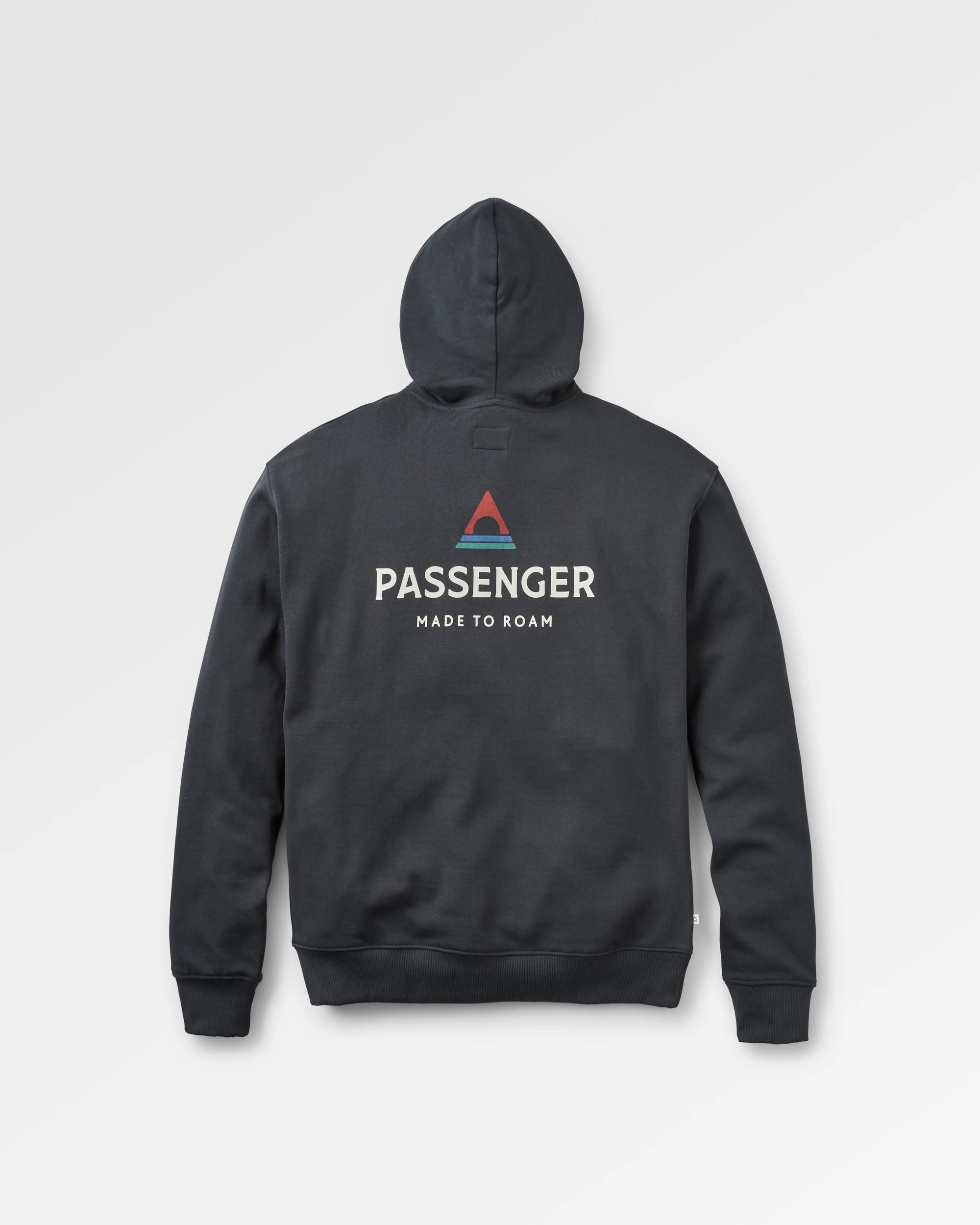 Passenger Relaxed Fit Hoodie - Black - Flatlay