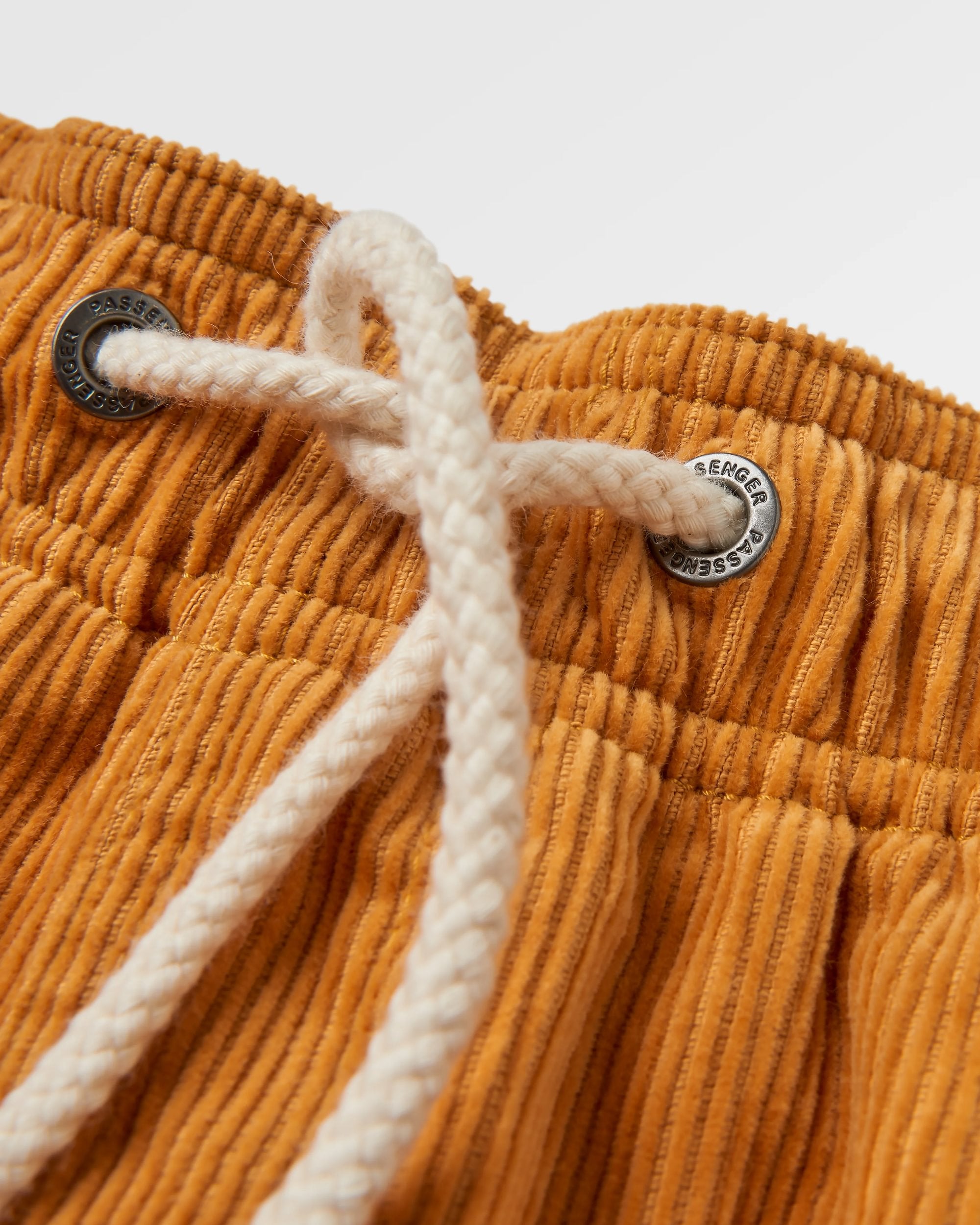 Drifter Cord Short - Spruce Yellow - Flatlay