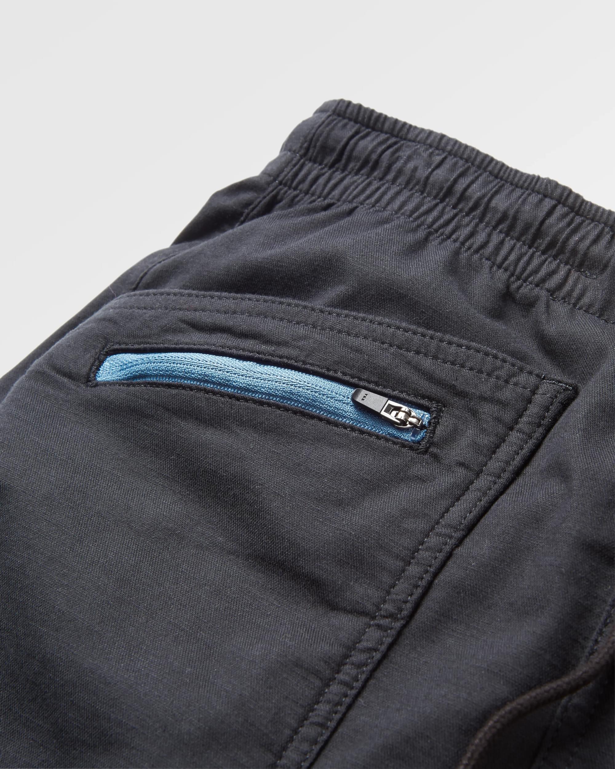 Hydrilla Organic Cotton Trouser - Black - Flatlay