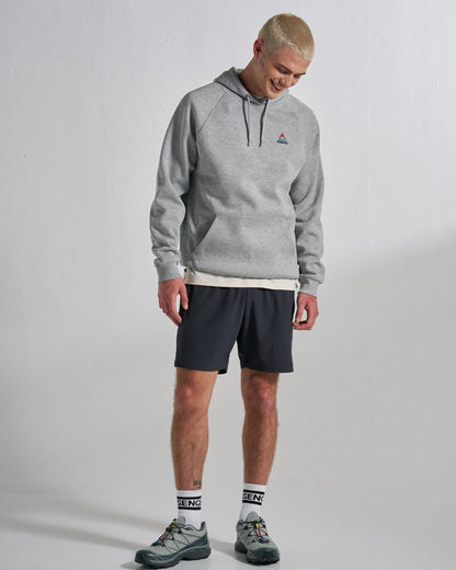 Vita Hoodie - Grey Marl - Studio Model