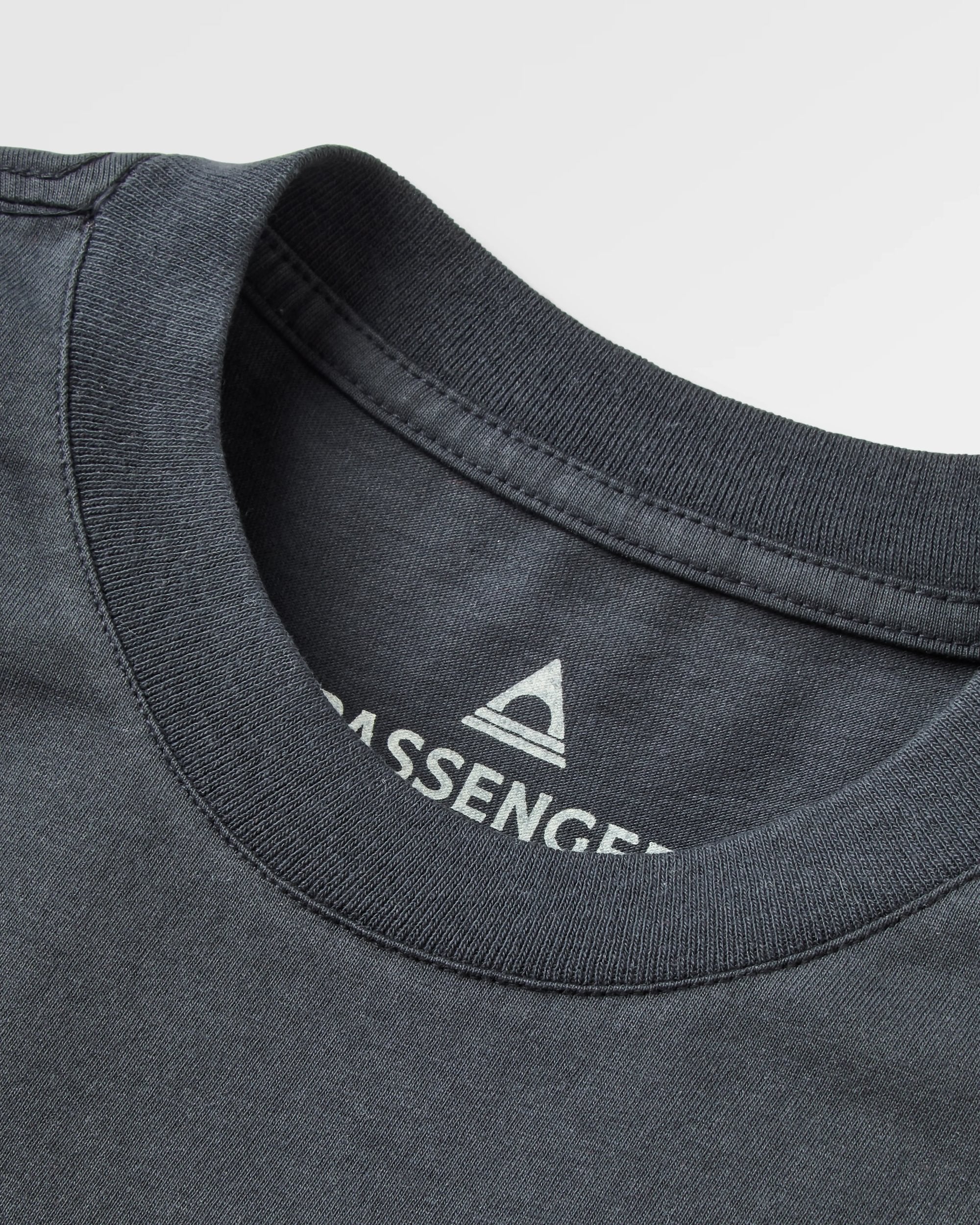 Slow Escape Relaxed Fit T-Shirt - Black - Flatlay