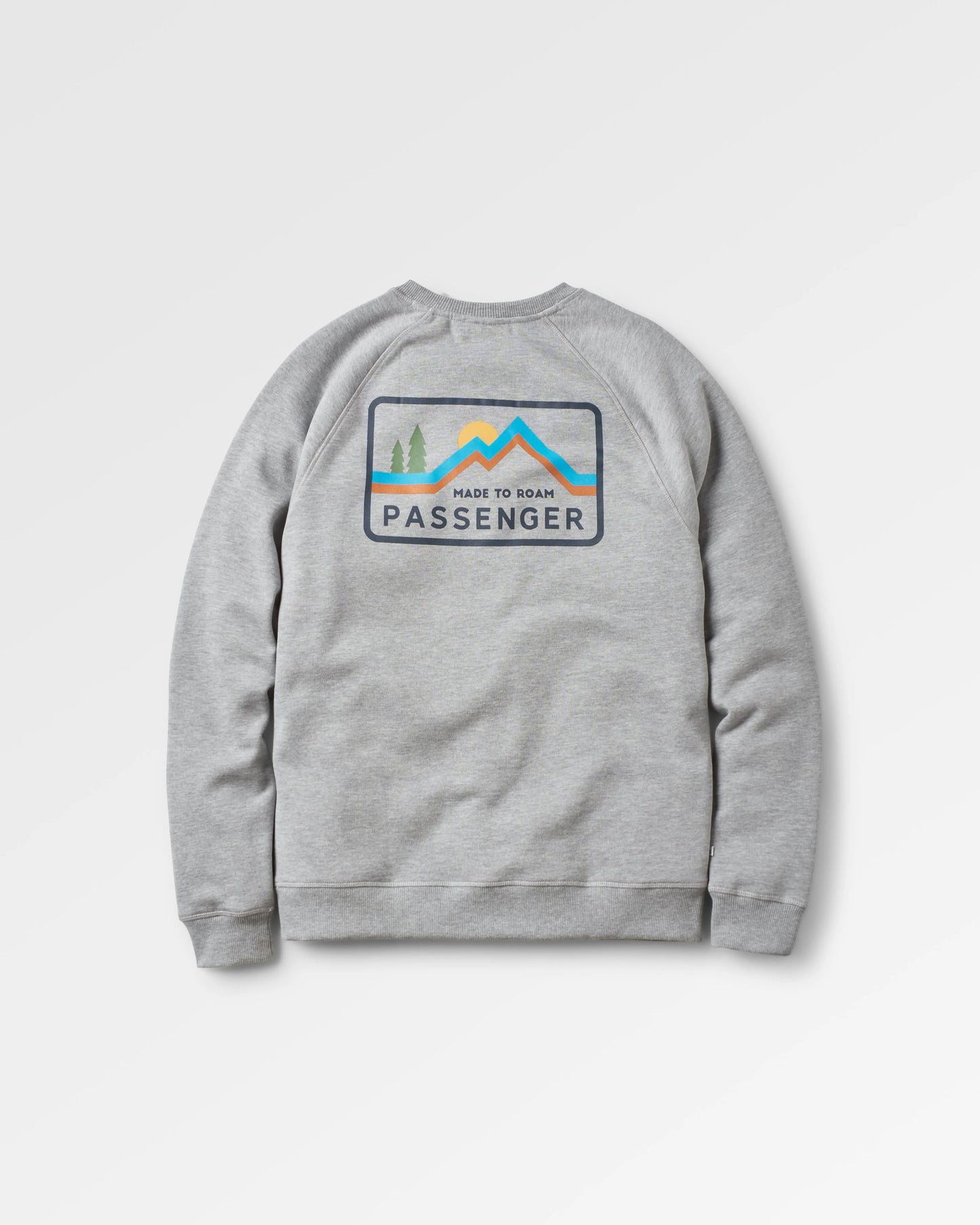 Made To Roam Sweatshirt - Grey Marl - Flatlay