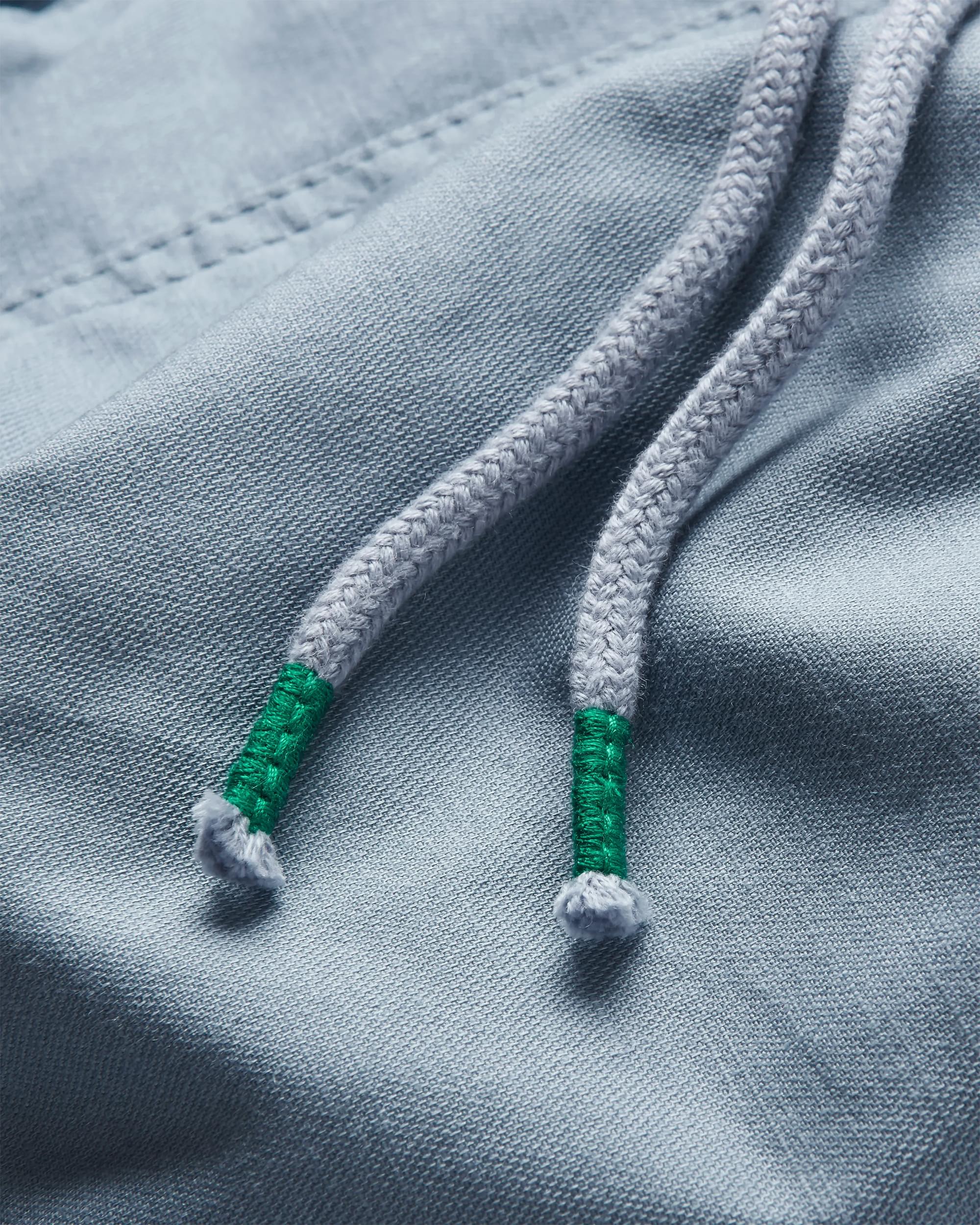 Basswood Organic Cotton Short - Faded Denim - Flatlay