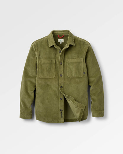 Backcountry Heavyweight Cord Overshirt - Khaki - Flatlay