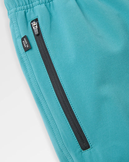 Traveller All Purpose Short - Ocean Teal - Flatlay