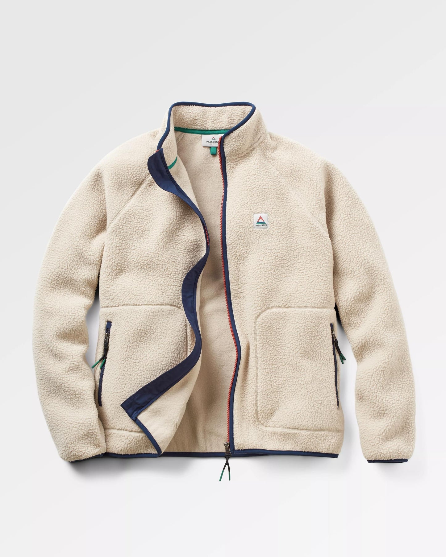 Tripper 2.0 Full Zip Recycled Sherpa Fleece - Oatmeal