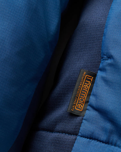 Daybreak Lightweight Recycled Thermore® Insulated Jacket - Rich Navy/Storm Grey/Dark Denim - Flatlay