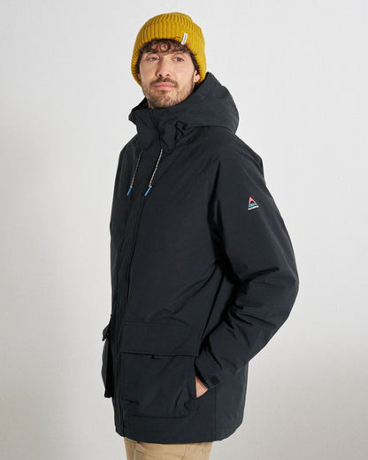 Baltic Recycled Insulated Parka - Black - Studio Model