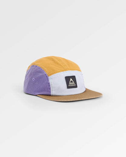 Fixie Organic 5 Panel Cap 2.0 - Purple Haze - Flatlay