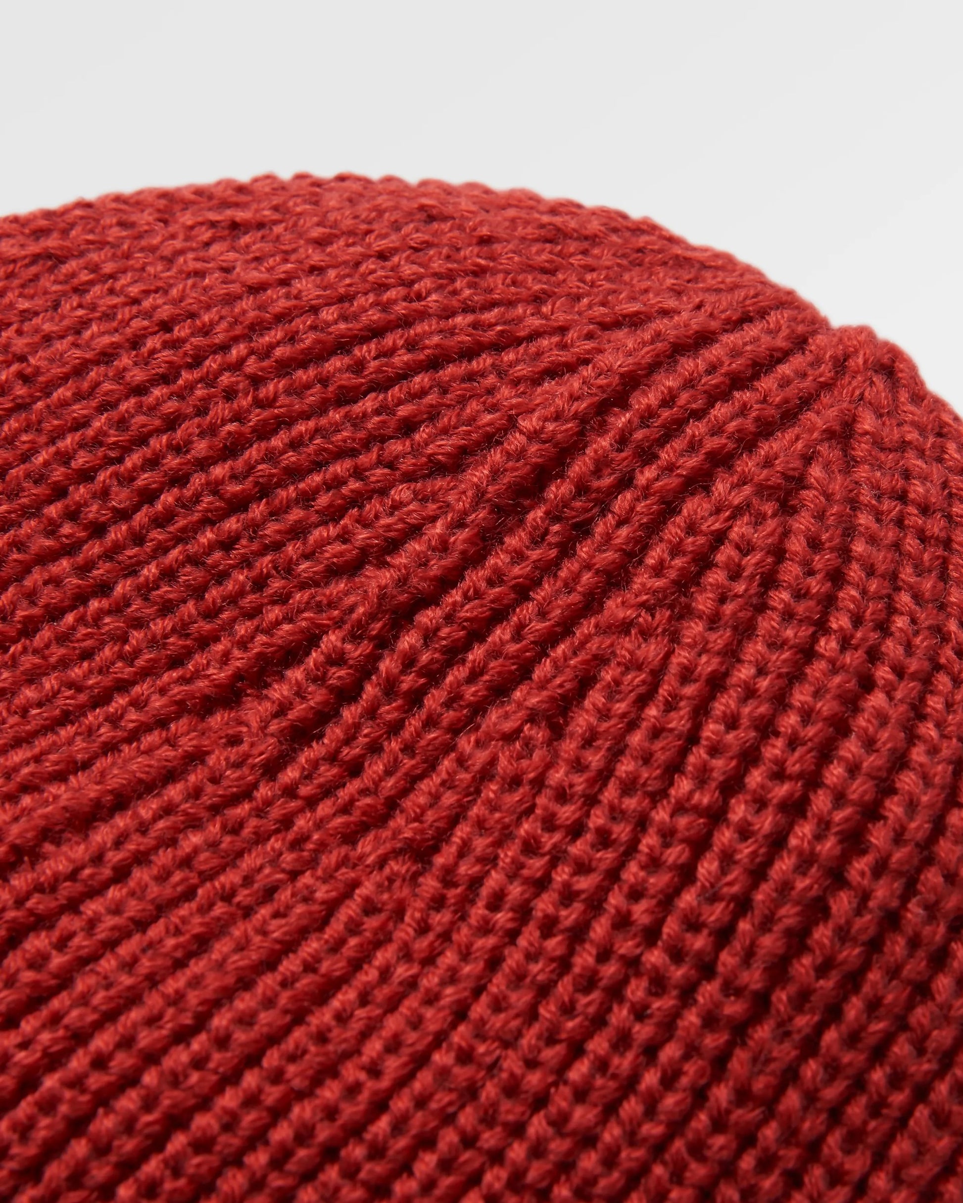 Compass Recycled Beanie - Cardinal