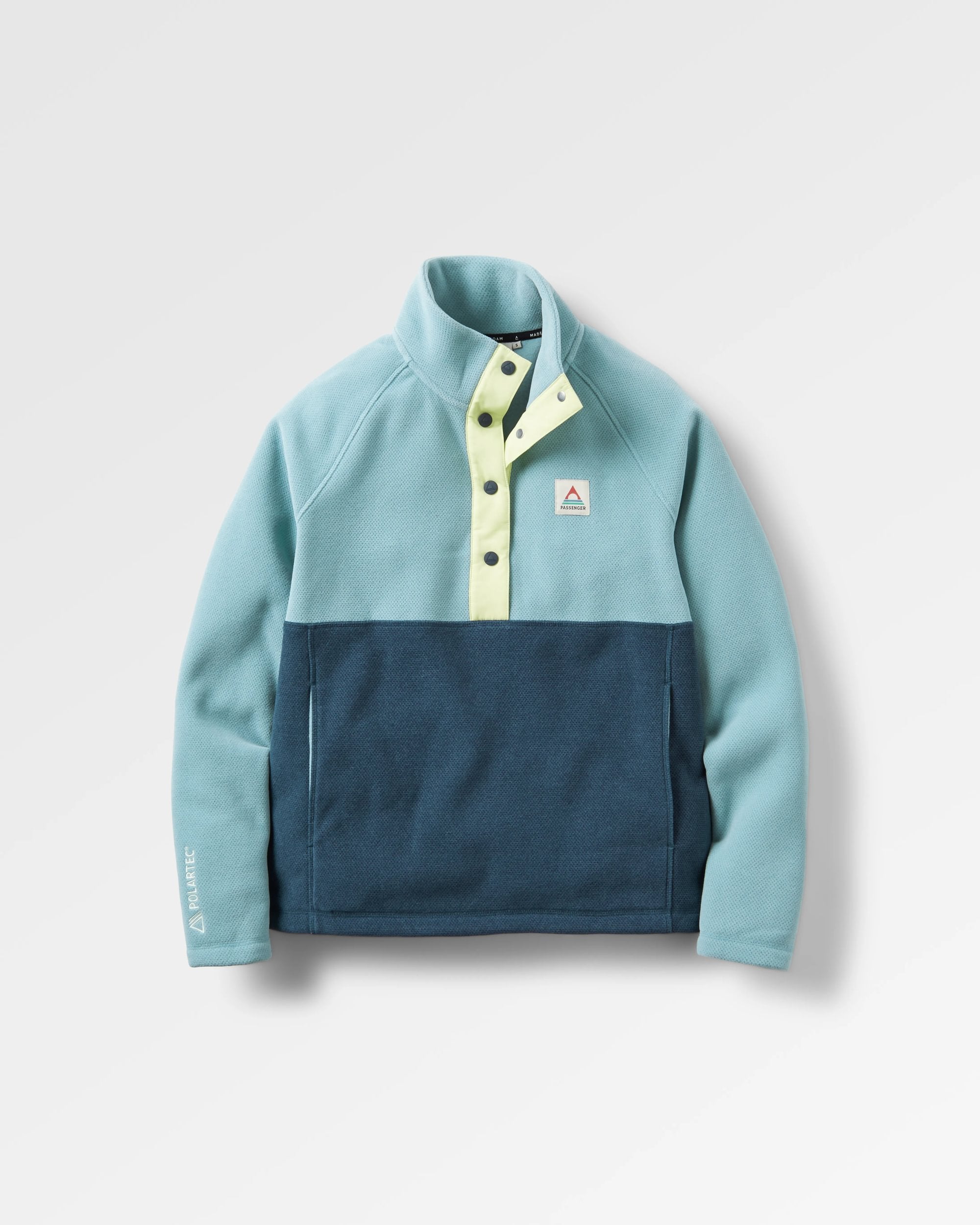 Snowdrop Recycled Polartec® Fleece - Arctic - Flatlay