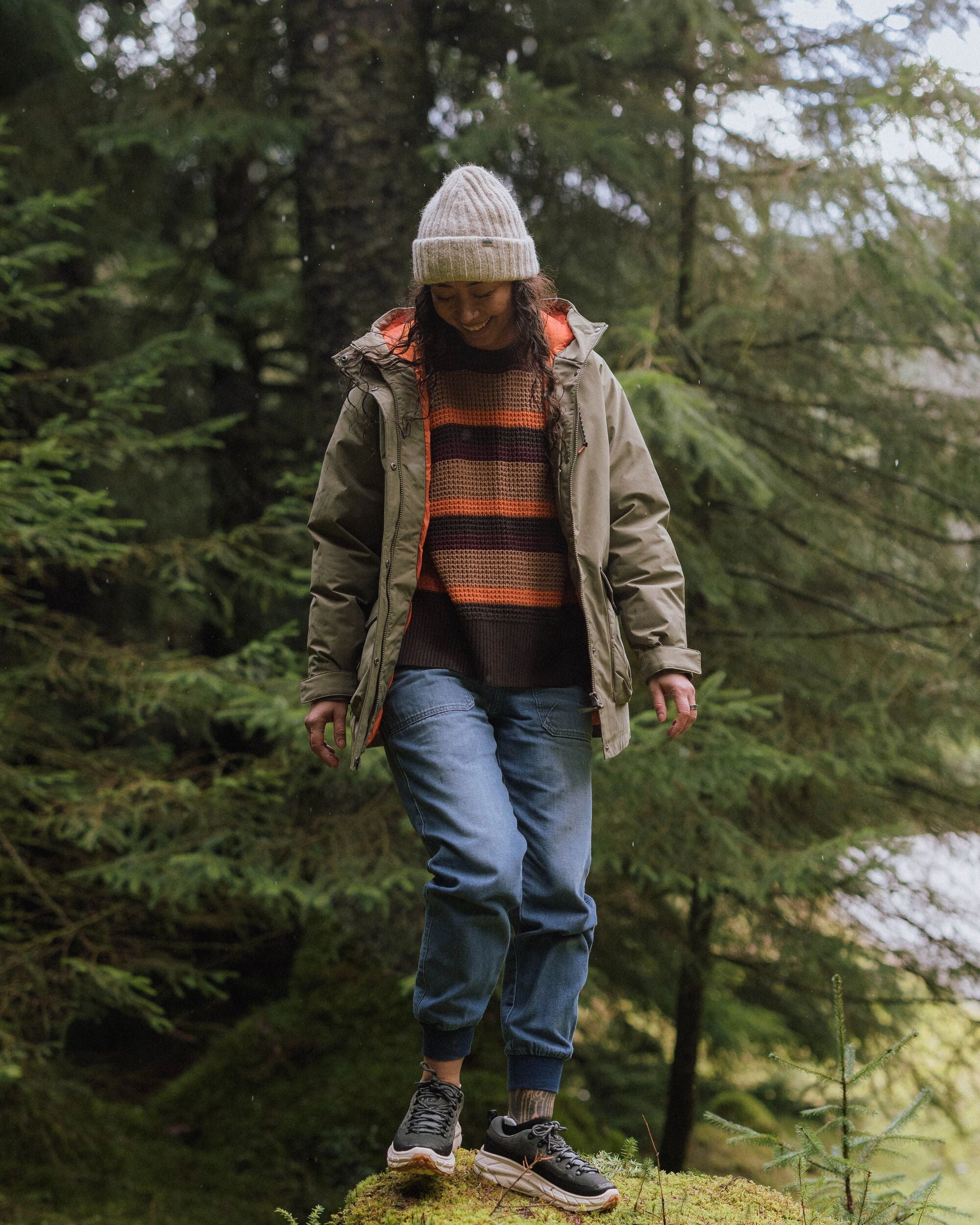 Alaska Recycled Insulated Parka - Dusty Olive - Lifestyle