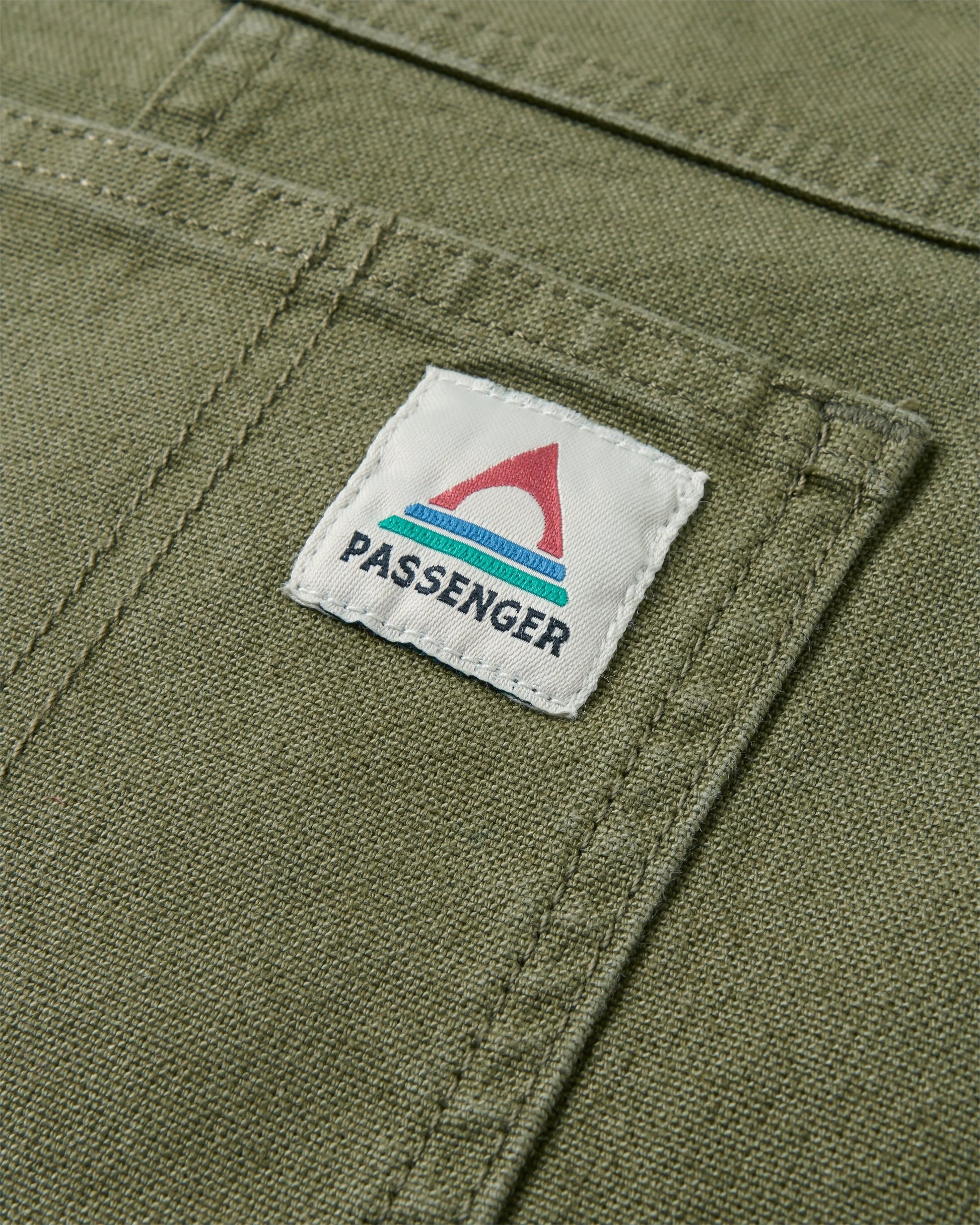 Vantage 2.0 Organic Cotton Dungaree - Khaki - Flatlay
