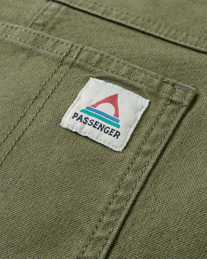 Vantage 2.0 Organic Cotton Dungaree - Khaki - Flatlay