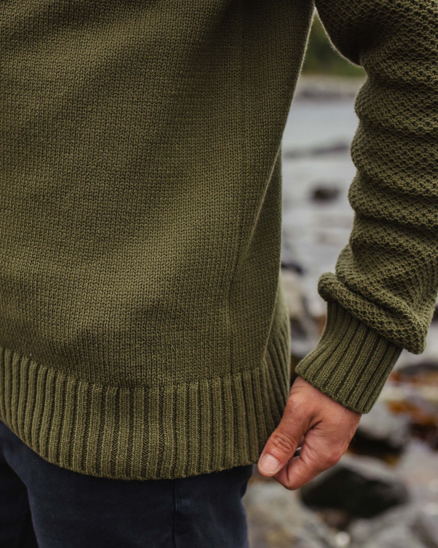 Swell Knitted Jumper - Khaki