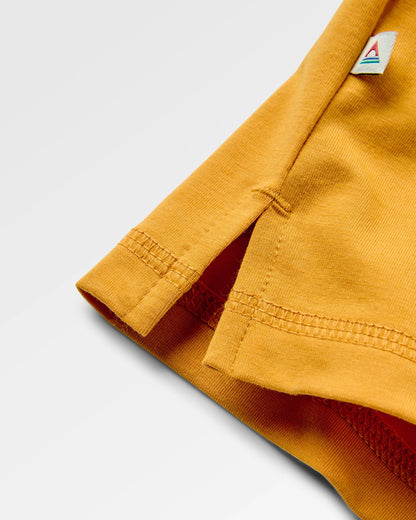 Roamer Men's Recycled Active T-Shirt - Spruce Yellow - Flatlay