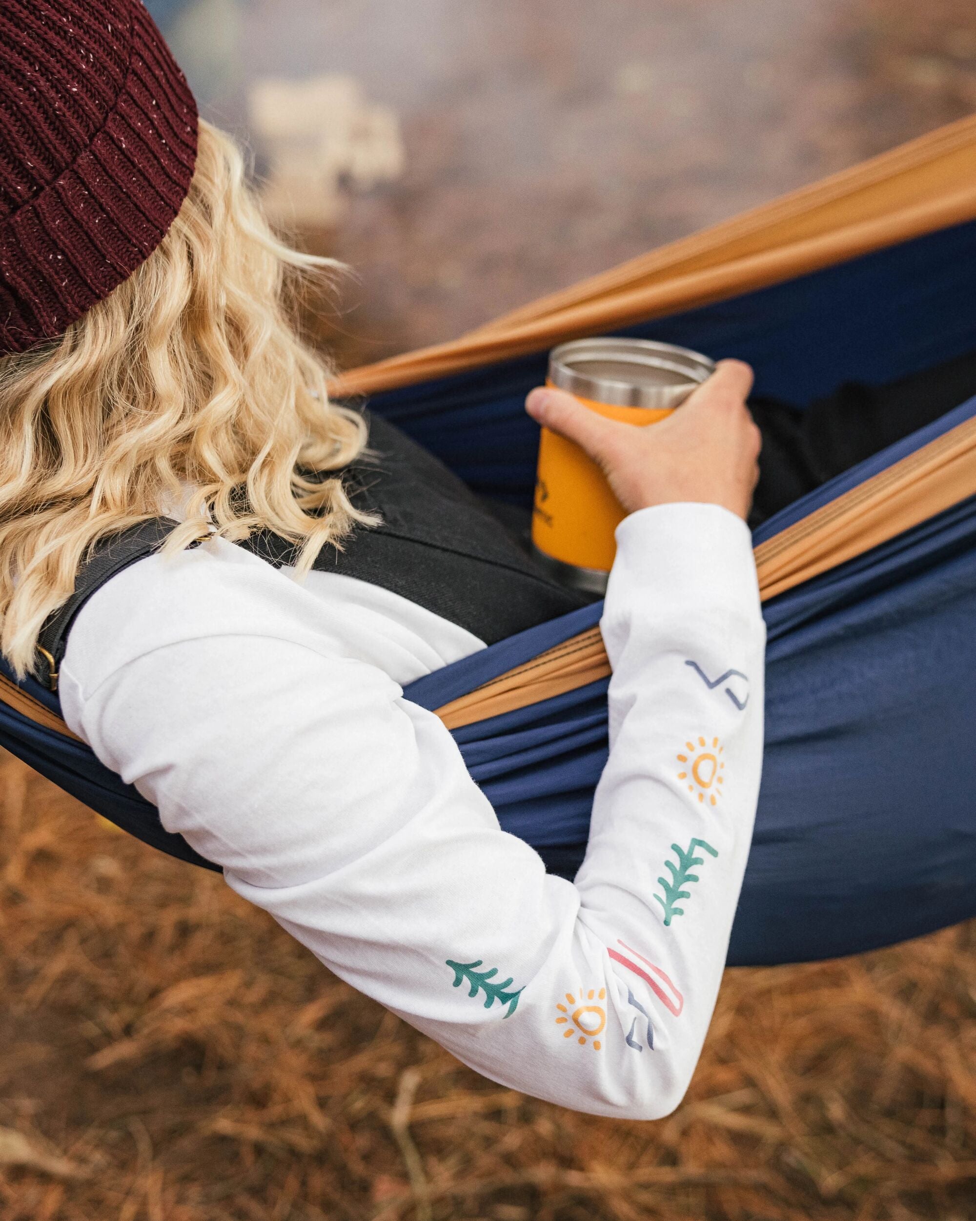 Phoenix Recycled LS T-Shirt - White - Lifestyle