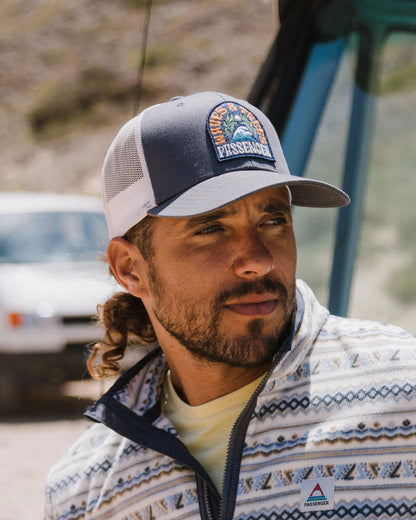 Dawning Organic Cotton Trucker Cap - Charcoal - Lifestyle - Male