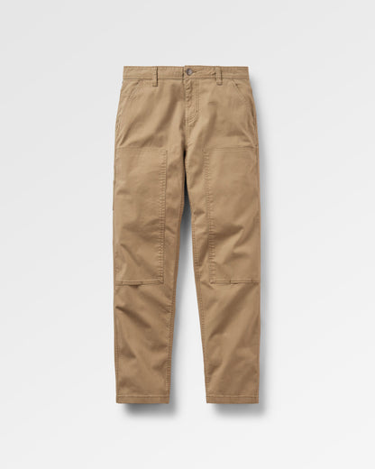 Vantage Organic Cotton Canvas Trouser - Biscuit