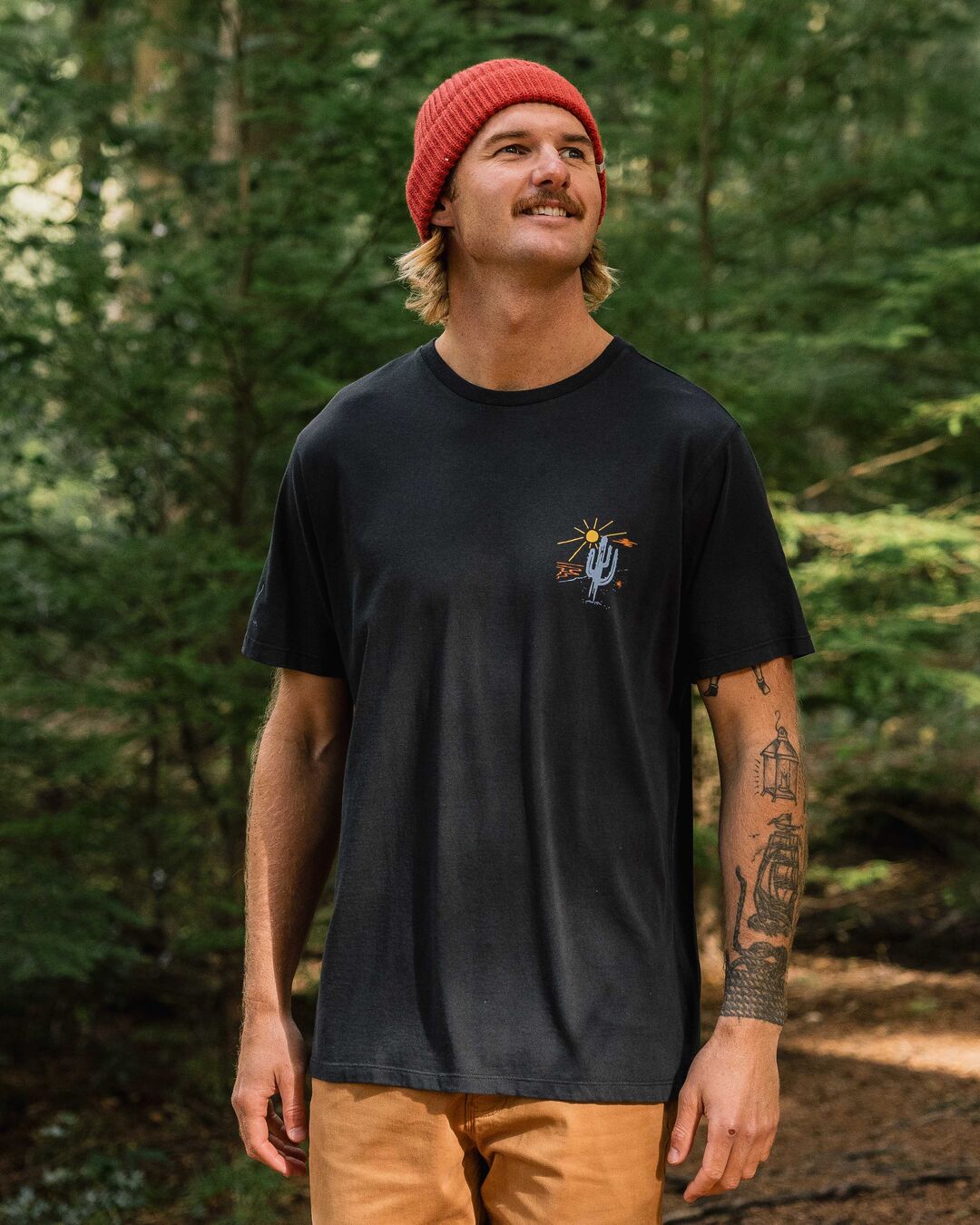 Tizana Recycled Cotton T-Shirt - Black