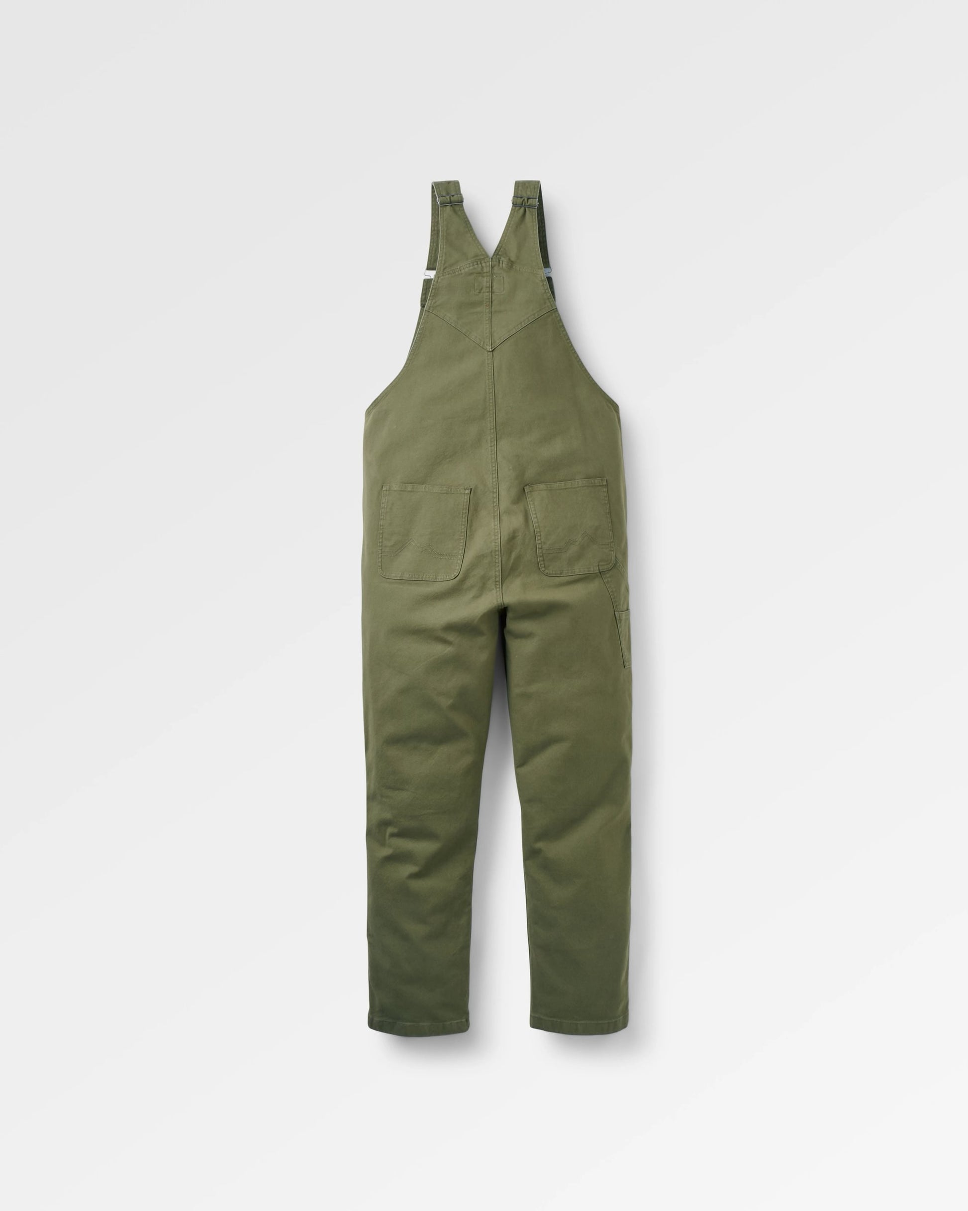 Vantage 2.0 Organic Cotton Dungaree - Khaki - Flatlay