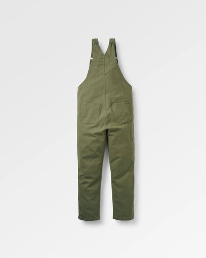 Vantage 2.0 Organic Cotton Dungaree - Khaki - Flatlay
