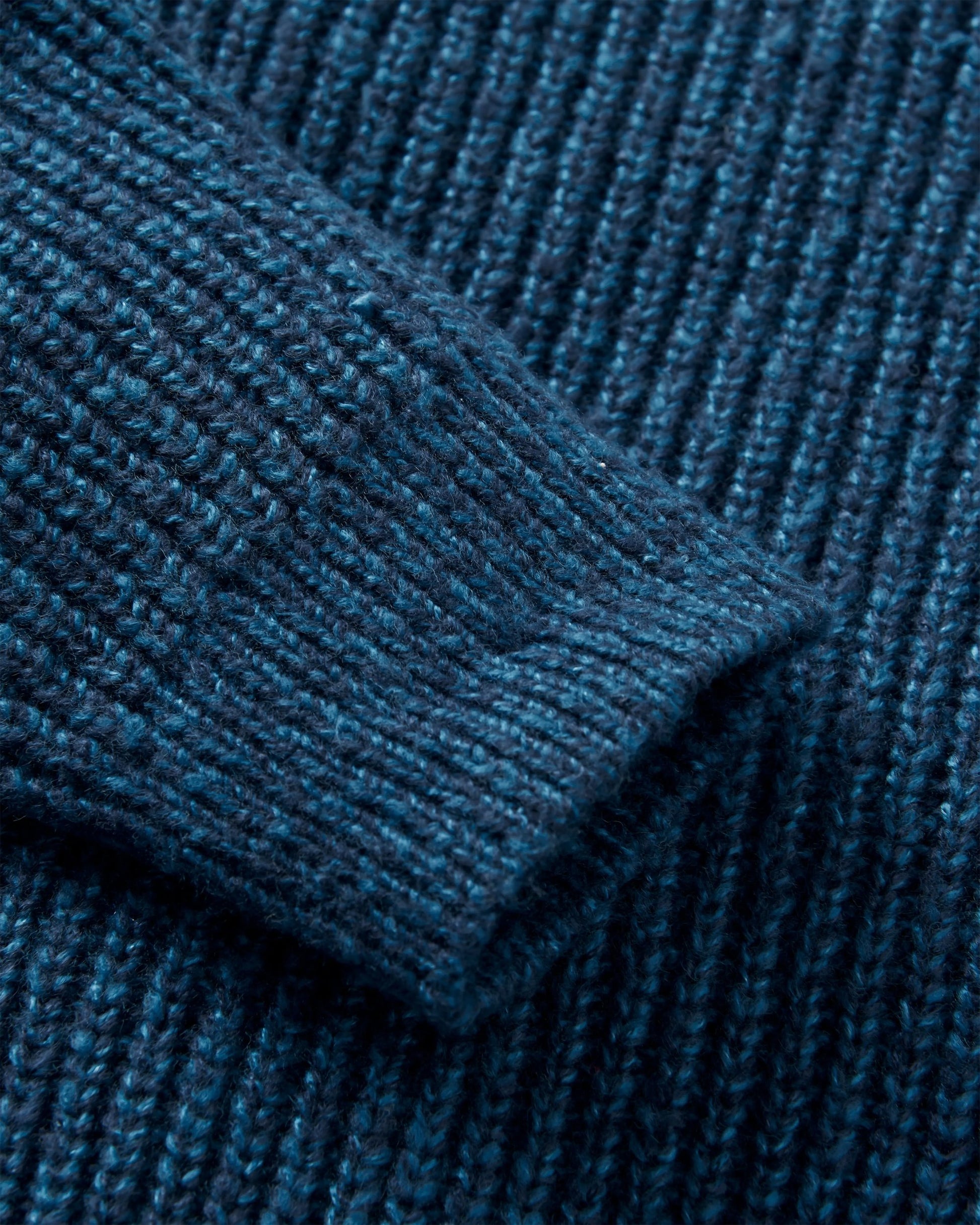 Fog Recycled Knitted Jumper - Rich Navy