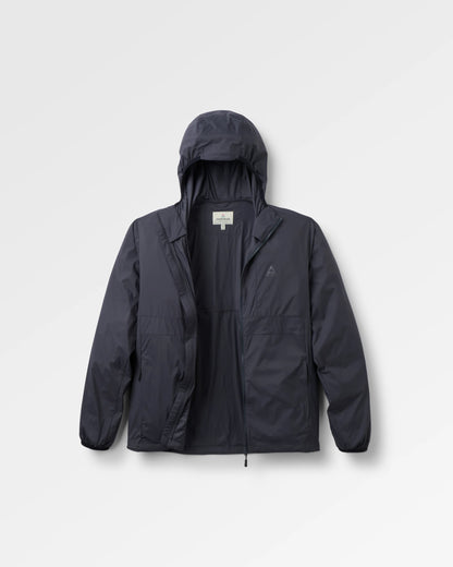 Gusto Windshell Jacket - Faded Black - Flatlay