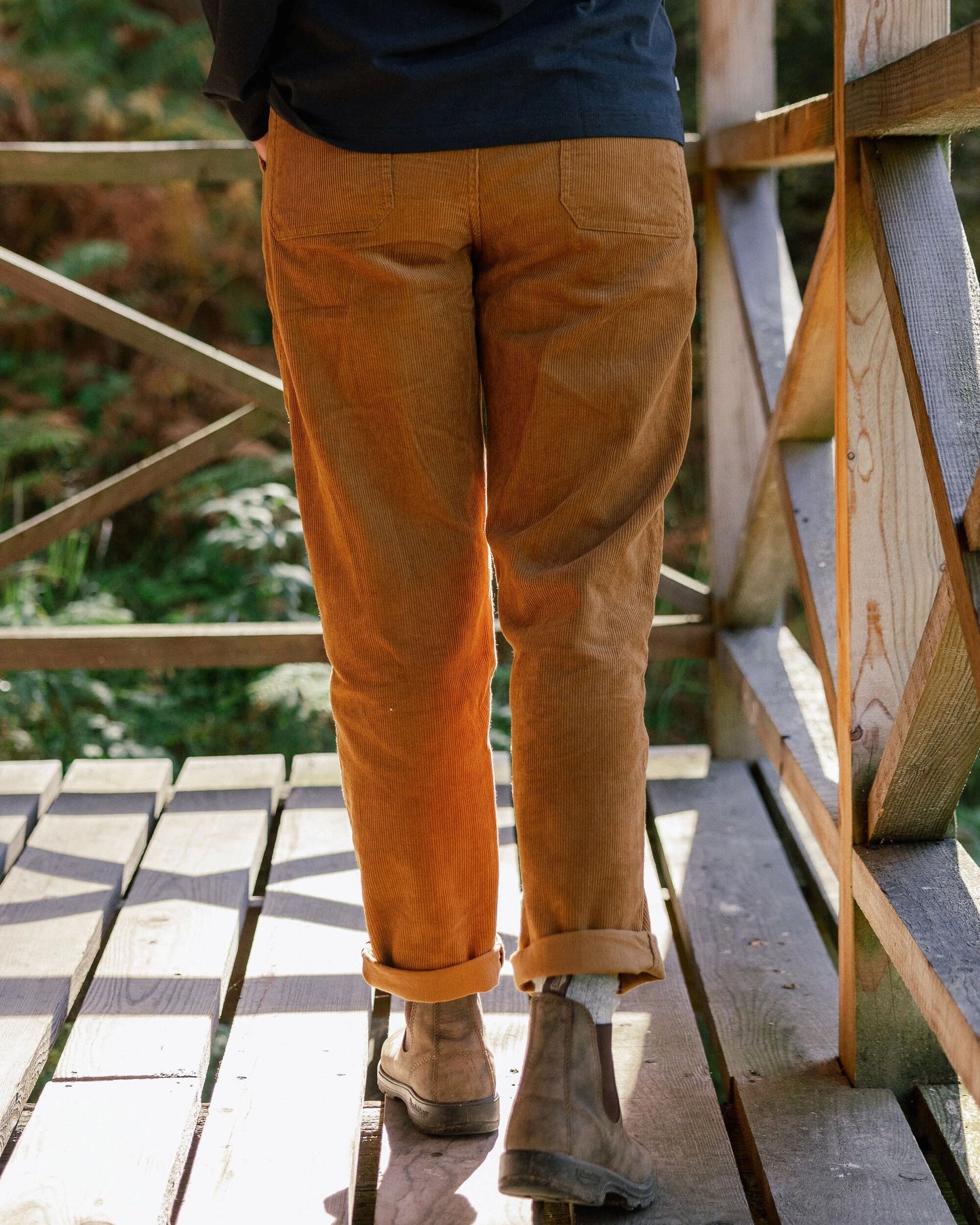 Compass Recycled Corduroy Trouser - Coconut