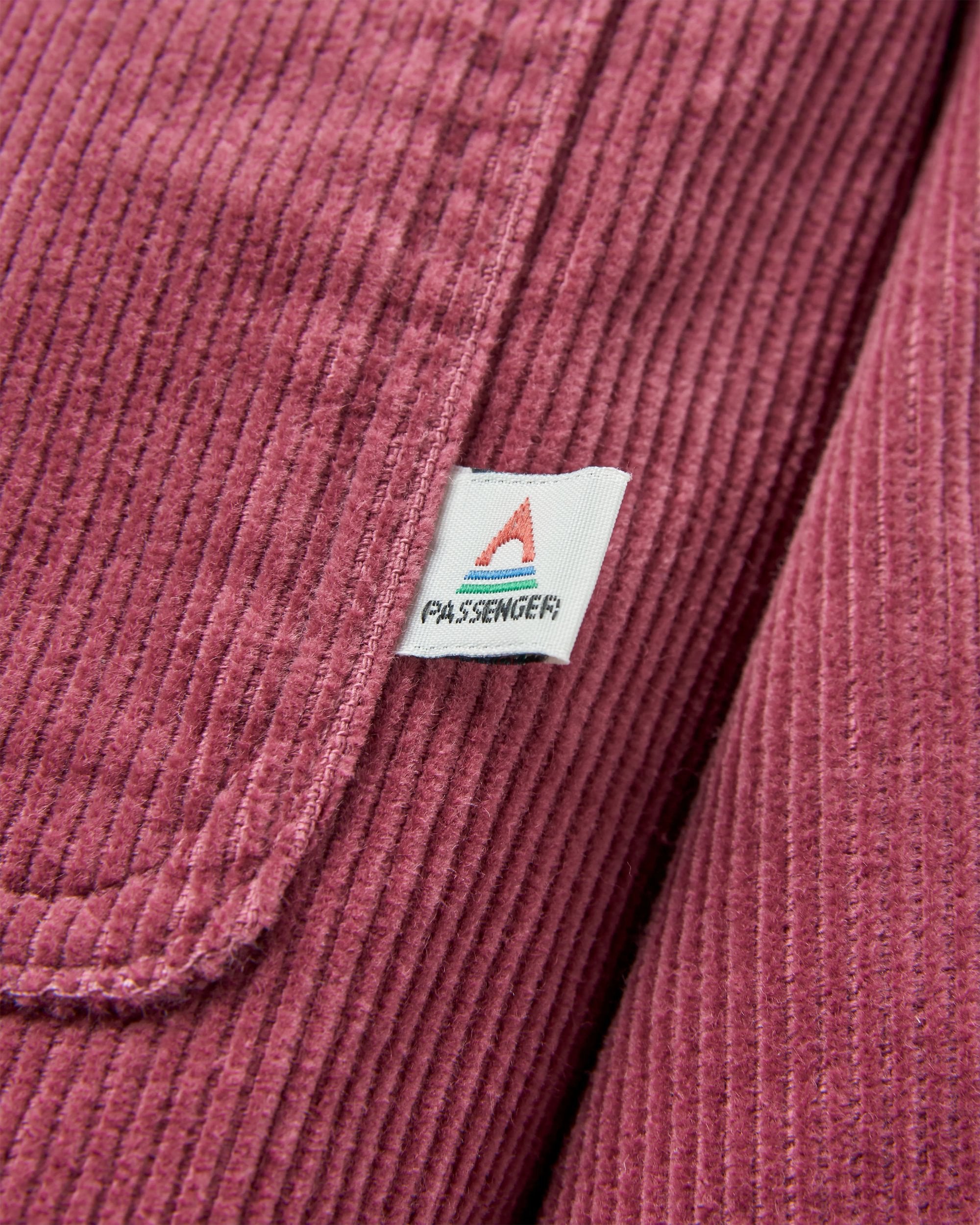 Backcountry Cord Shirt - Crushed Berry - Flatlay