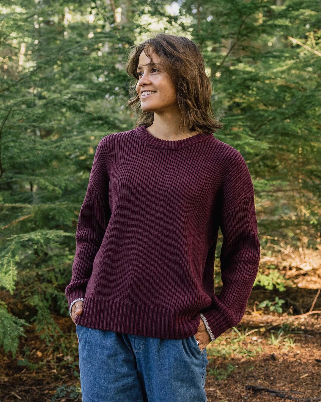 Gondwana Classic Knitted Jumper - Wine