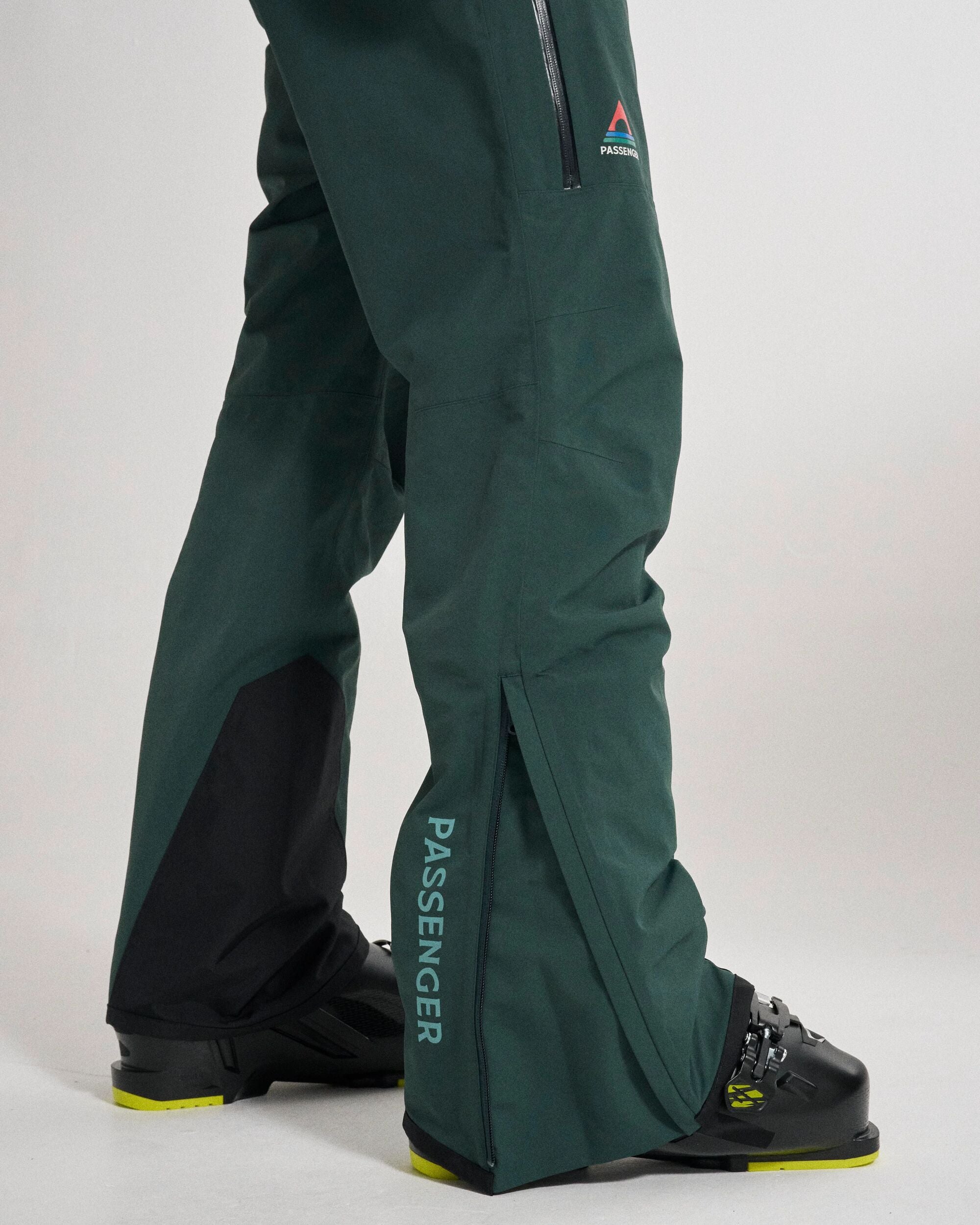 Snowscape Men's Recycled Pant - Dark Fern  - Studio Model