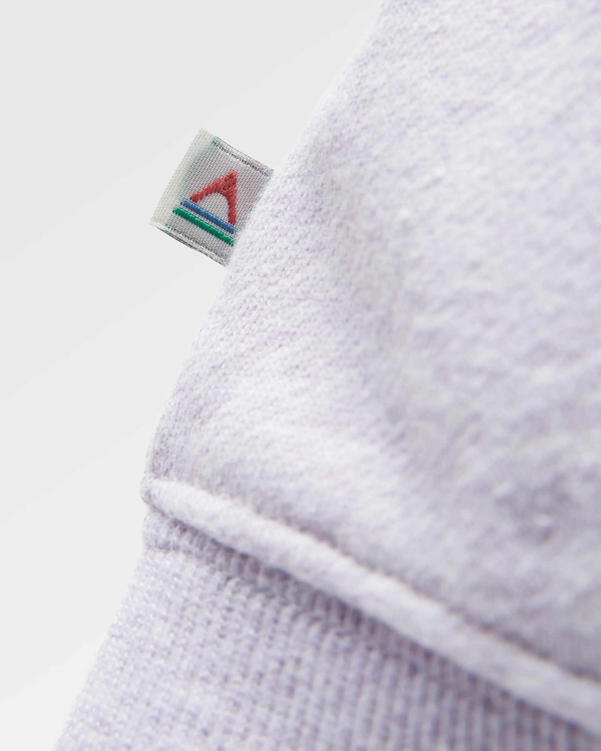 Laidback Organic Cotton Hoodie - Lilac Mist Marl - Flatlay