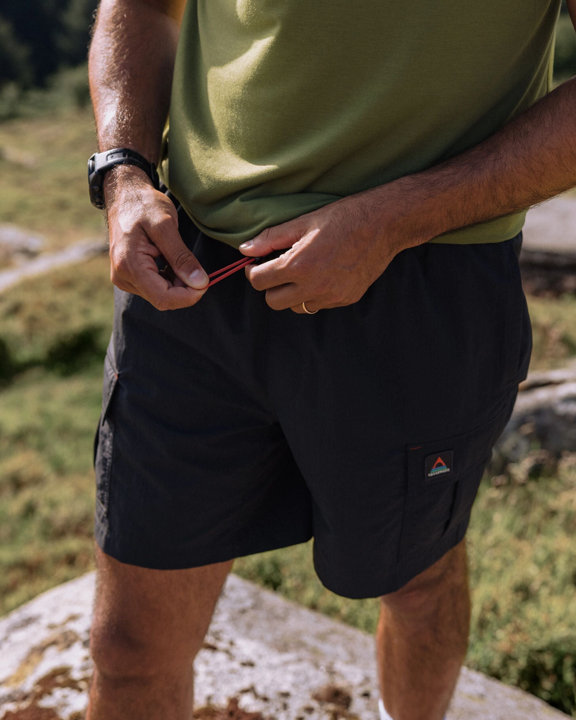 Seek Out Ripstop Short - Black - Lifestyle