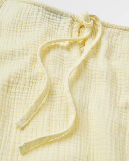 Junipe Dress - Pale Yellow - Flatlay