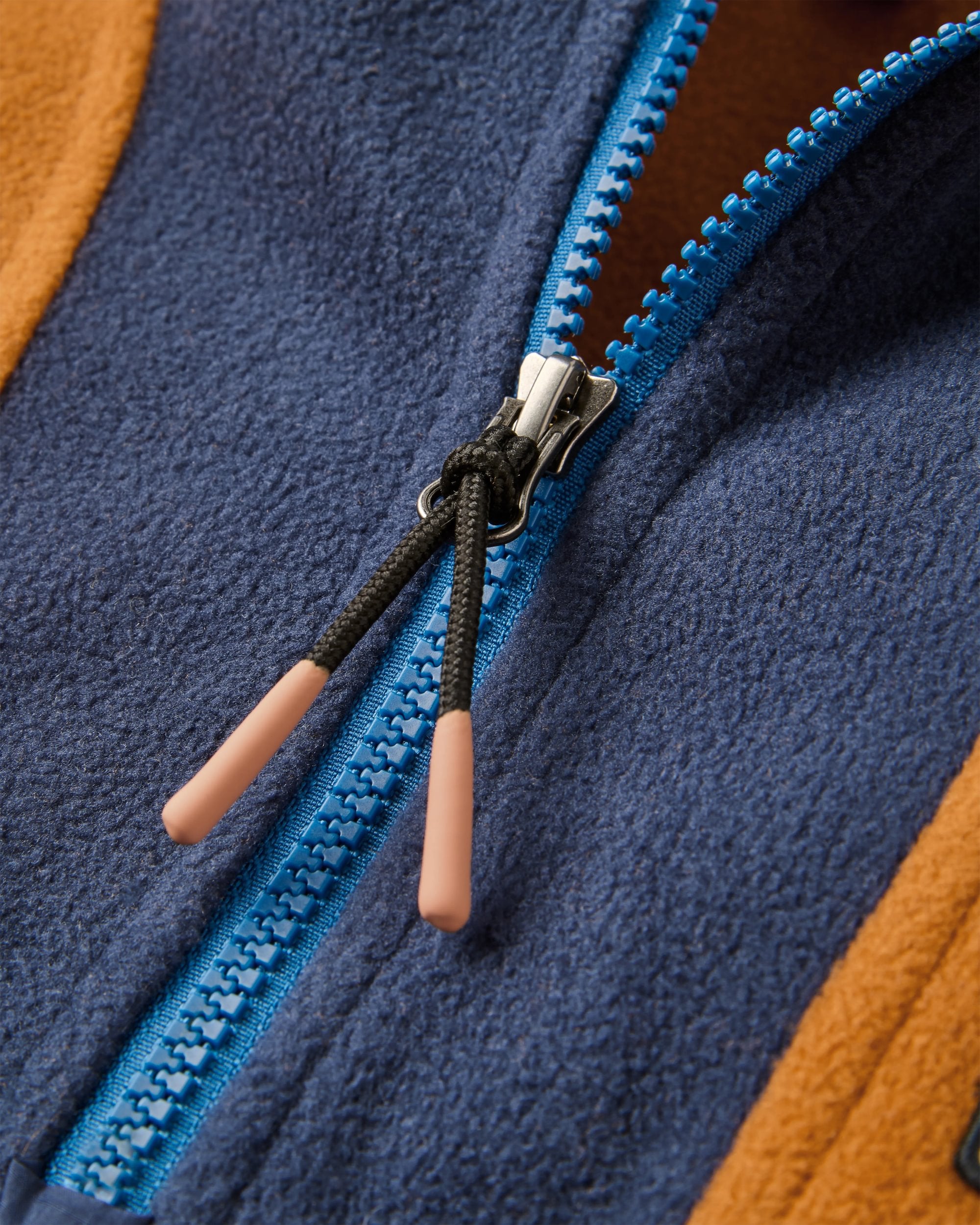 Jazz Polar Fleece - Retro Orange - Flatlay