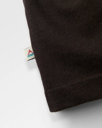 Lost Patch T-Shirt - Black - Flatlay