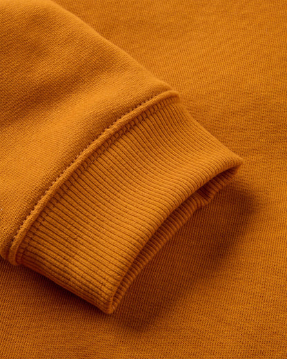 Papercut Recycled Sweatshirt - Retro Orange - Flatlay