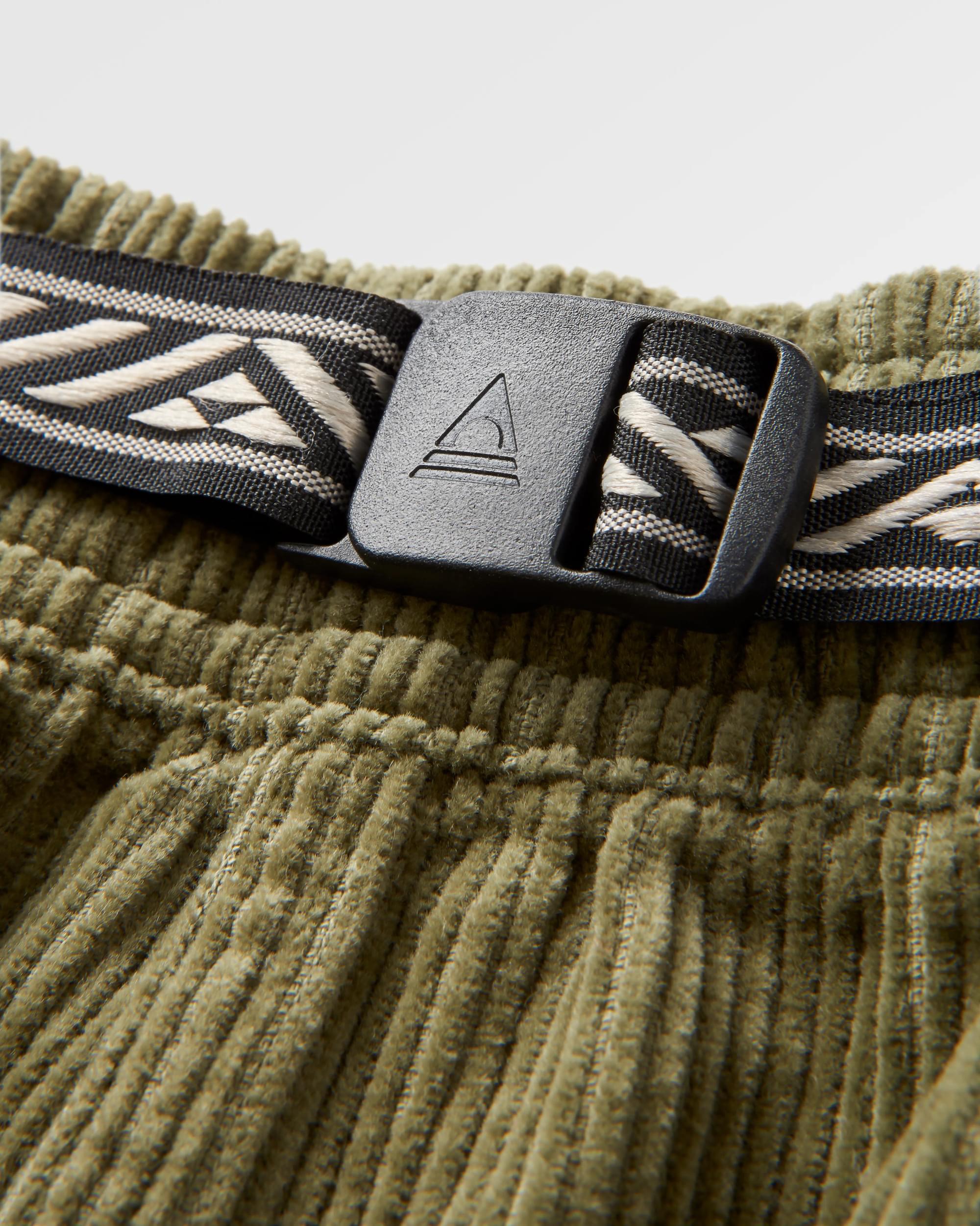 Topanga Cord Short - Khaki - Flatlay