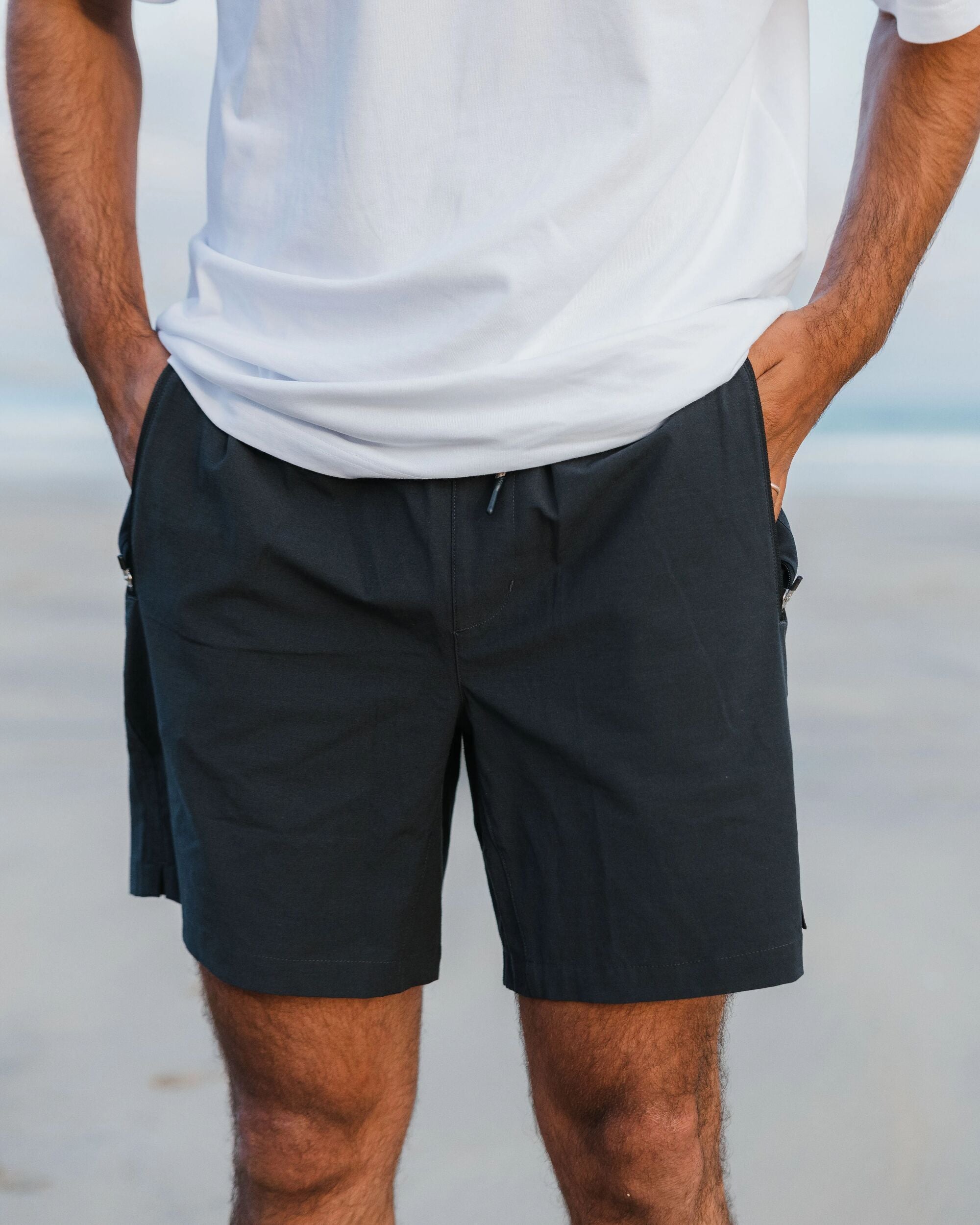 Traveller Organic All Purpose Short - Black - Lifestyle
