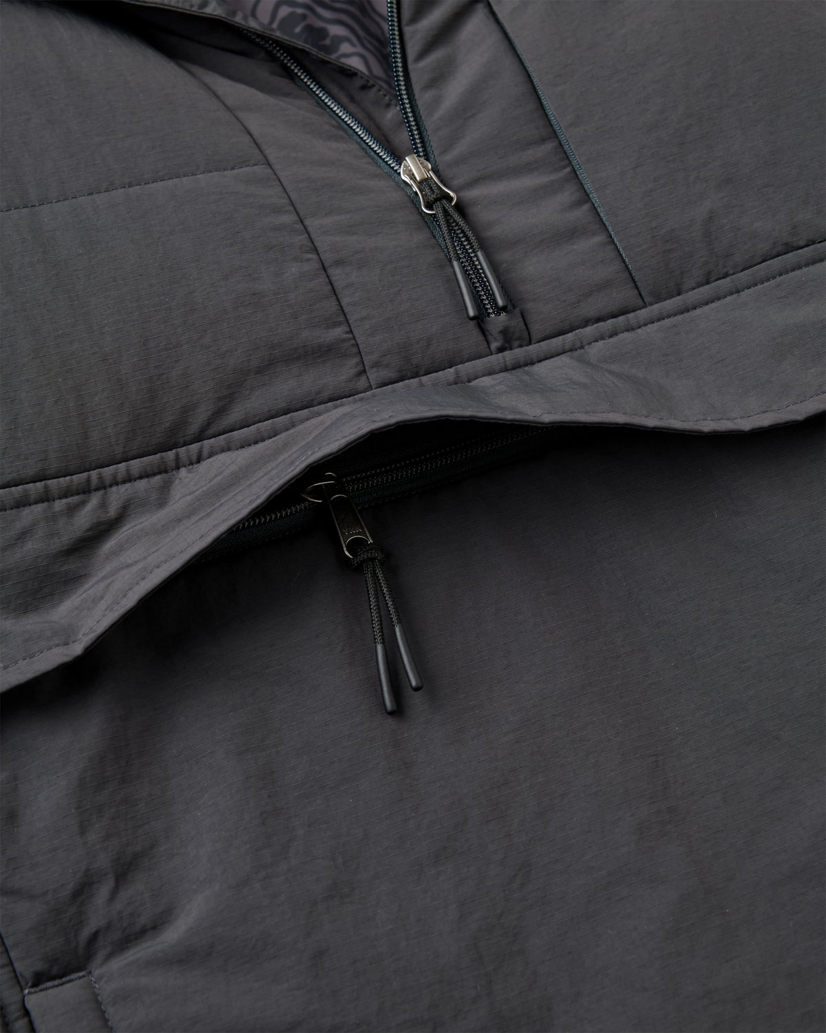 Oceanic Insulated Anorak - Faded Black - Flatlay