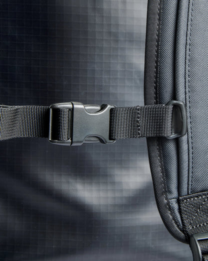 Roamer Recycled 80L Duffel Bag - Phantom Black - Flatlay