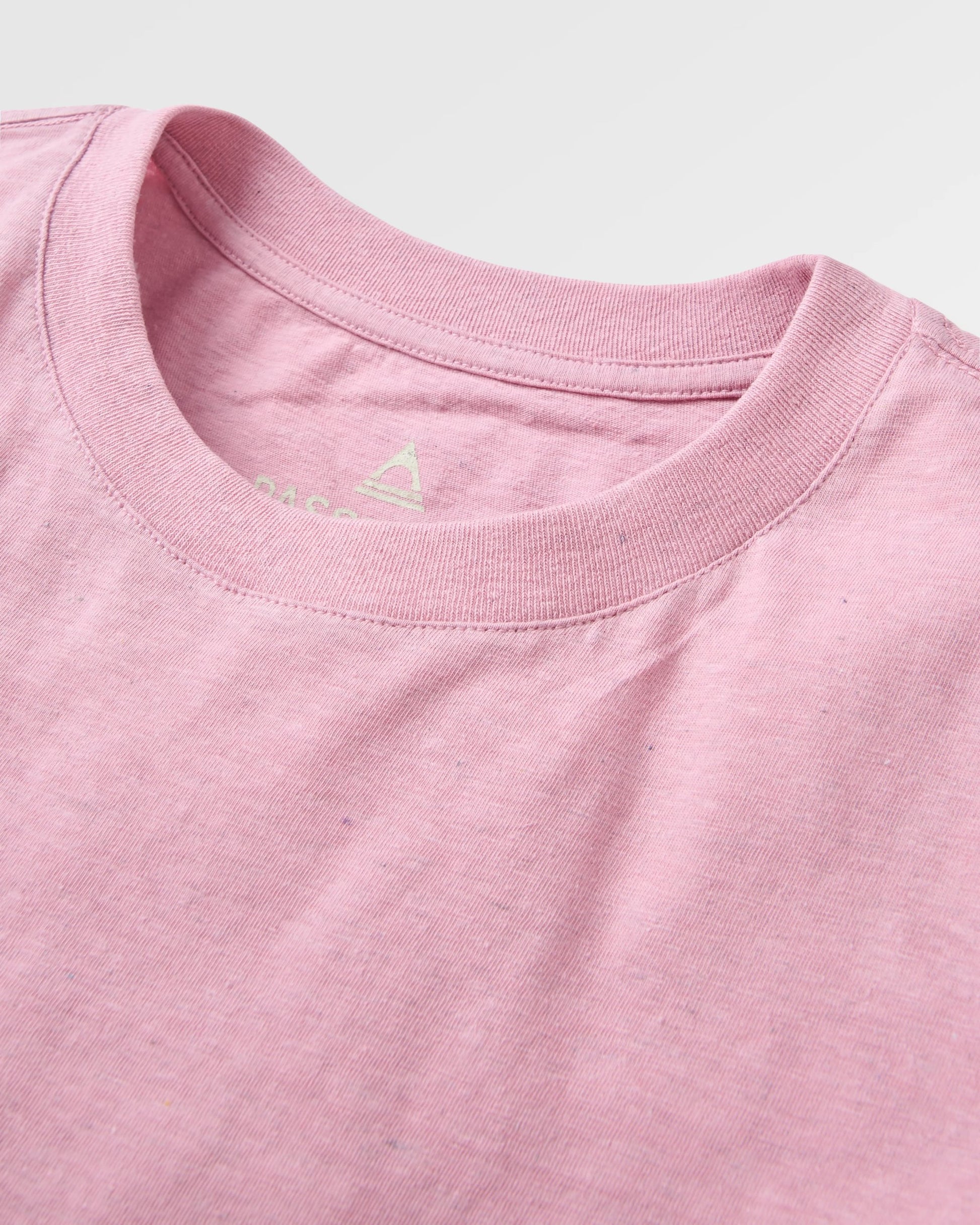 Heritage Recycled Relaxed Fit T-Shirt - Pink Haze - Flatlay