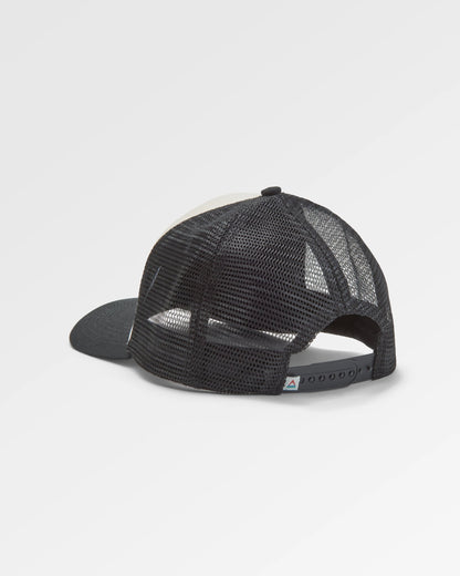 Core Recycled Cotton Trucker Cap - Black/ White