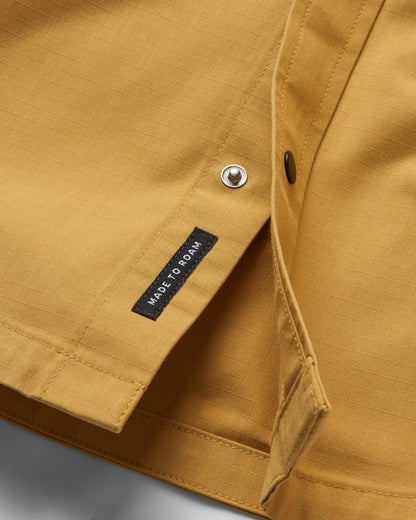 Way Ripstop Short Sleeve Shirt - Mustard Gold