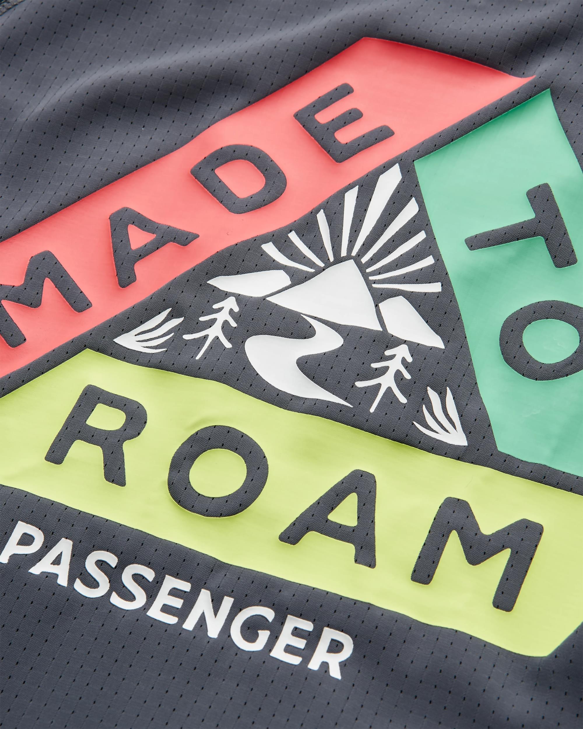 Dawn To Dusk Recycled Active T-shirt - Storm Grey - Flatlay