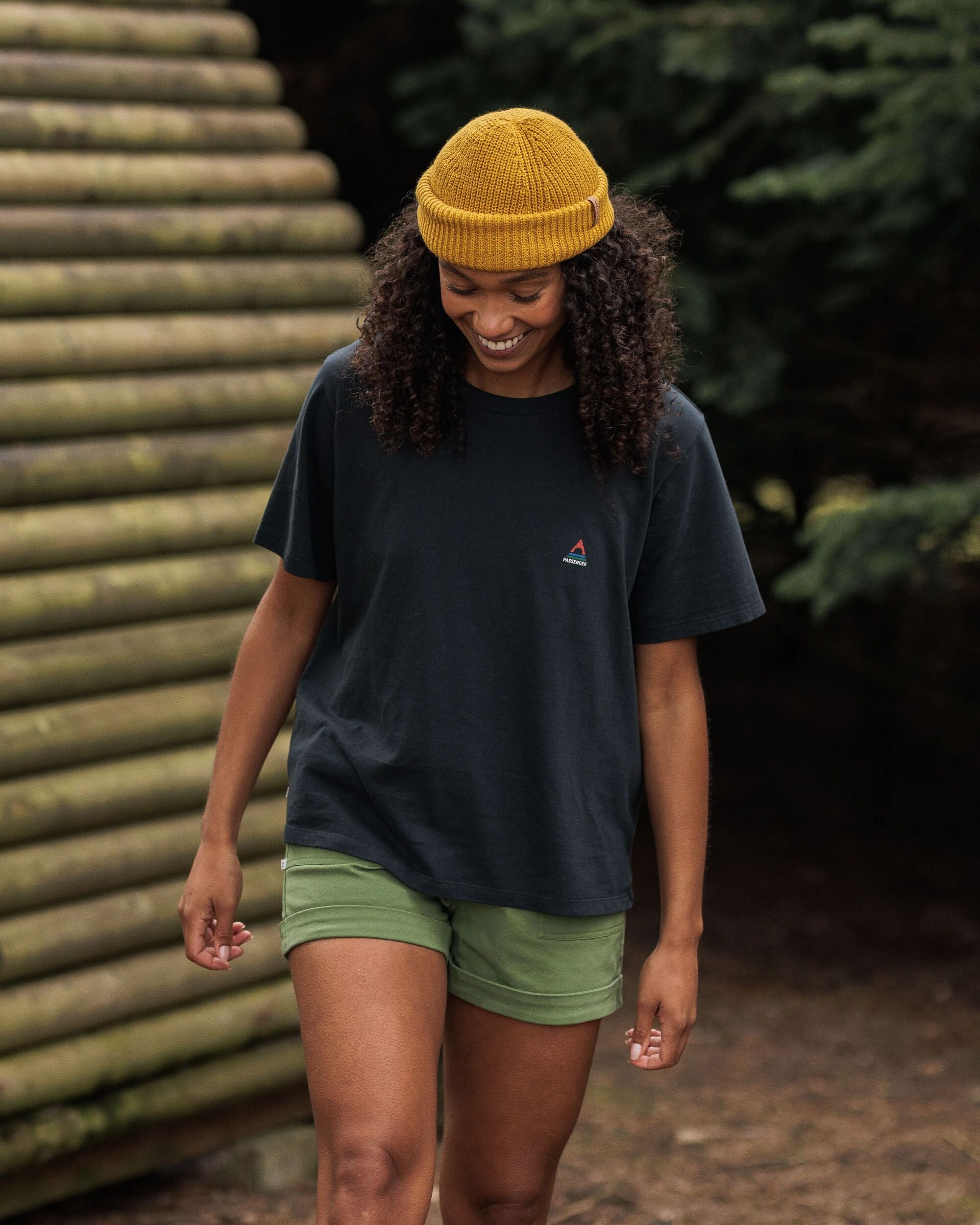 Classic Recycled Cotton T-Shirt - Black - Lifestyle